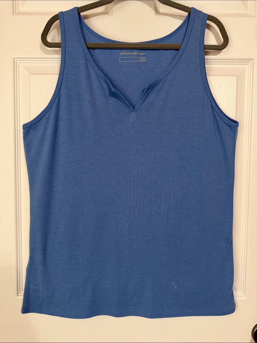 Eddie Bauer Royal Blue V-Notch Tank Top
